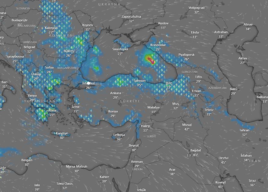 Meteoroloji'den Kastamonu, Çorum ve Çankırı'nın kuzeyi için sağanak uyarısı 14